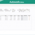 MAM Software Autowork Online Garage management software ledgers account enquiry
