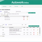 MAM Software Autowork Online Garage management software custom job templates