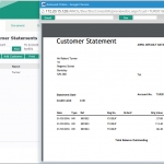 MAM Software Autowork Online Garage management software customer statement print