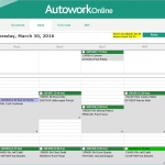 MAM Software Autowork Online Garage management software workshop diary