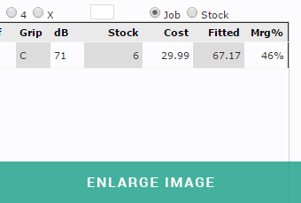 MAM Software Autowork Online fitted tyre price