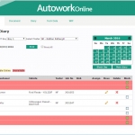 MAM Software Autowork Online Garage management software MOT workshop diary