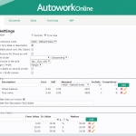 MAM Software Autowork Online Garage management software markon pricing matrix