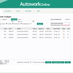 MAM Software Autowork Online Garage management software purchase ledger