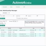 MAM Software Autowork Online Garage management software customer MOT service reminders