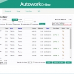 MAM Software Autowork Online Garage management software sales ledger