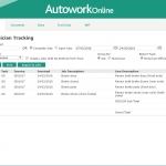 MAM Software Autowork Online Garage management software technicians efficiency report