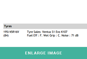 MAM Autowork Online invoice showing tyre information