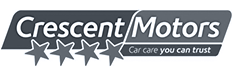 Crescent motors garage logo