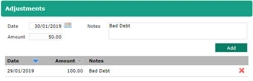 Making Tax Digital - Adjustment Pop-Up - User Guide