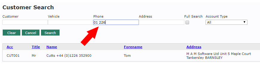 Phone Search