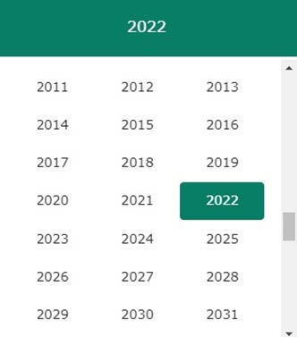 Date Selector v191