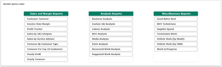 Report Quick Links v191 Report Quick Links v191